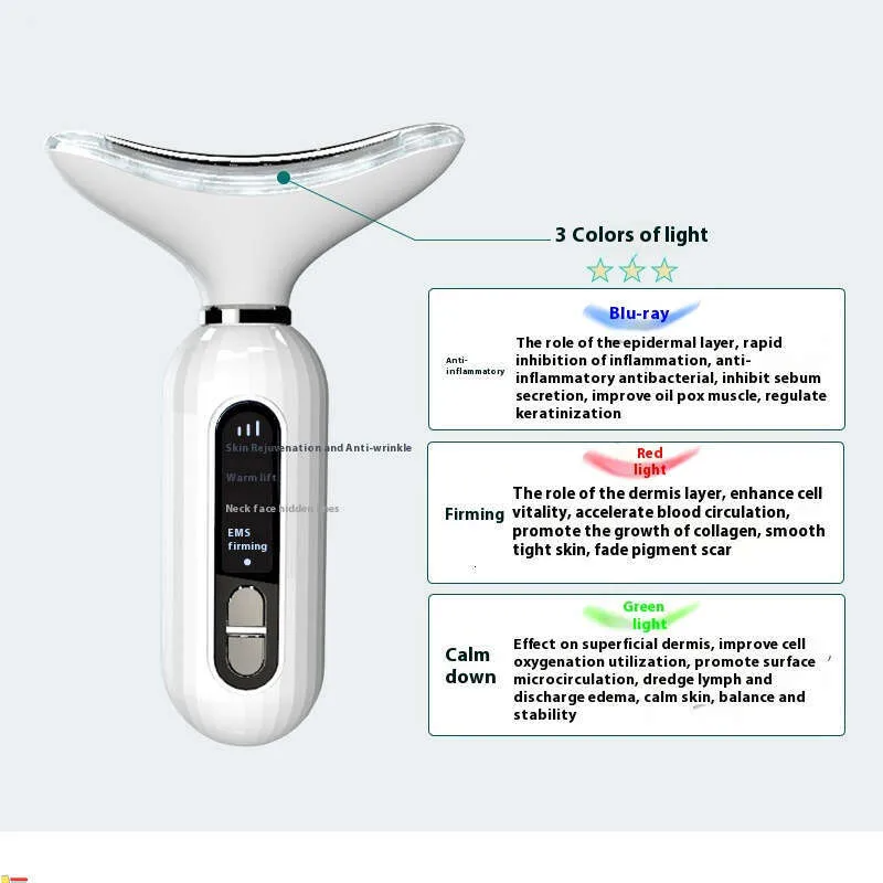 Home Microcurrent Anti Aging Wrinkle Removal photon skin rejuvenation neck facial microcurrent face lifting Beauty Device