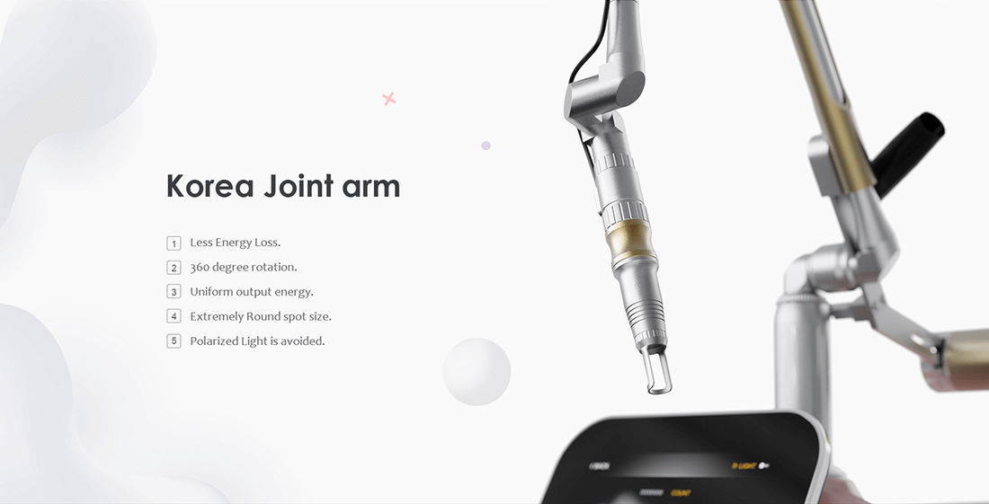 High Peak Power Pico Laser Tattoo Removal Picosecond laser 532nm 1064nm PicoTech