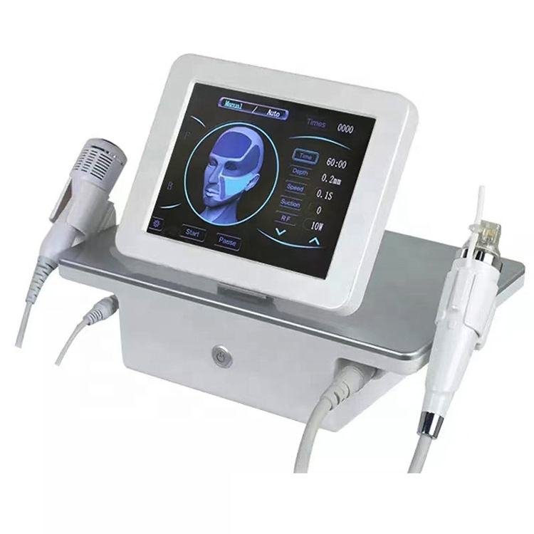 2 IN 1 Fractional RF Microneedle Machine 10pins 25pins 64pins Cartridges Nano Microneedling Wrinkle Removal Face Lift